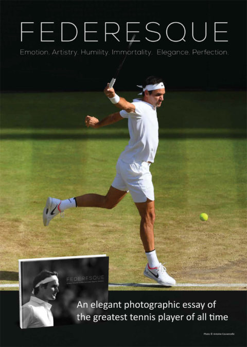 “FEDERESQUE” the first elegant “coffee-table” book on Roger Federer