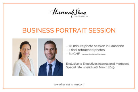 EI Members Offer: Professional Digital Portrait by Photographer Hannah Shan