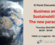 EI Panel Discussion: Business and Sustainability – The new paradigm