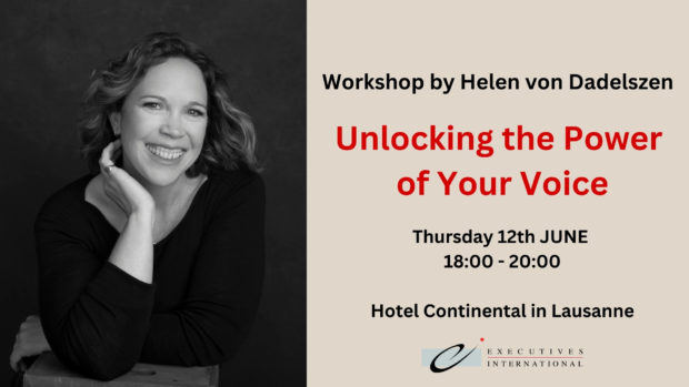 Unlocking the Power of Your Voice – workshop by Helen von Dadelszen