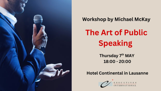 The Art of Public Speaking workshop by Michael McKay