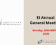 EI Annual General Meeting 2026 – MEMBERS ONLY!
