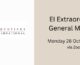 Extraordinary General Meeting (EGM) of Executives International